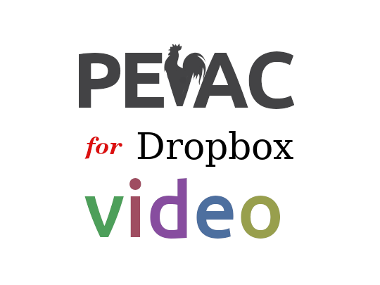 Pevac Video for Dropbox Logo